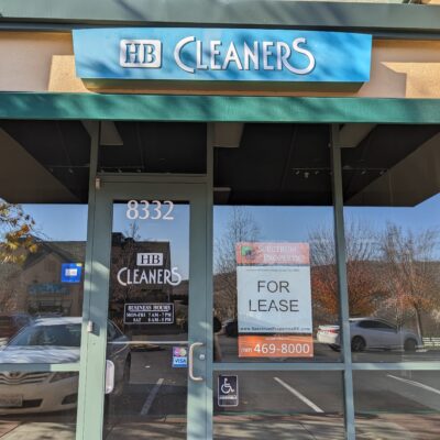 HB Cleaners for lease image of window